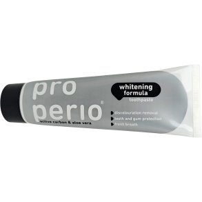 Naturlig Whitening Tandpasta PRO PERIO Active Carbon & Aloe Vera 125 ml