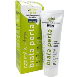 Hydroxyapatit &amp; Xylitol Whitening Tandpasta BIALA PERLA Natural Mint 75 ml.