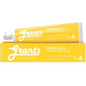 Naturlig Propolis Tandpasta GRANTS Xylitol & Tea Tree Fluorfri 110g