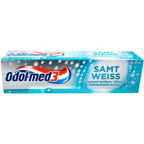 Whitening Tannkrem Odol-Med3 White Samtweiss 75 ml
