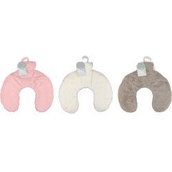 U-formet Varmedunk med Mykt Plysj-Trekk  For Nakke og Skuldre