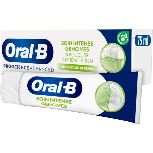 ORAL-B Pro-Science Advanced Tandkrm Intense Gum Care &amp; Antibacterial Shield 75 ml