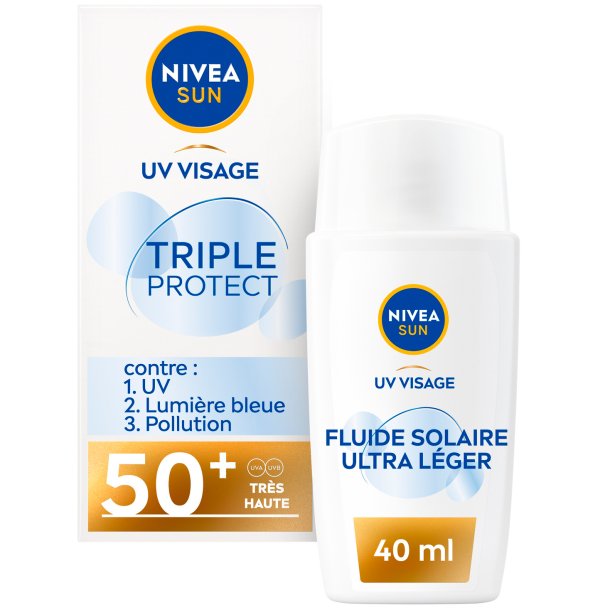 NIVEA Sun UV Face Specialist SPF 50+ Ultra Light Fluid Triple Protect 40 ml