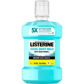 LISTERINE 1 ltr. Cool Mint MILD Antibakteriell Munvatten