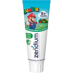 ZENDIUM Dentifrice enfant 2 x 50 ml Junior Super Mario 5 ans/+