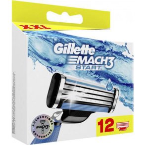 GILLETTE Mach3 Start Barberblade 12 stk.