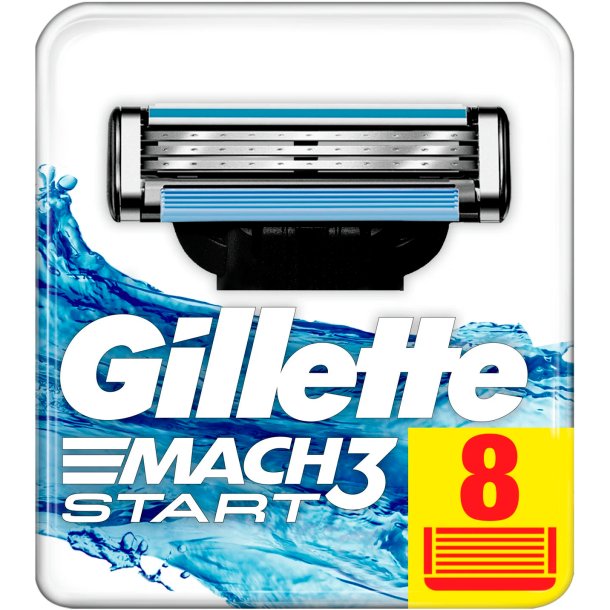 GILLETTE Mach3 Start Barberblade 8 stk.