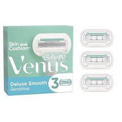 GILLETTE Venus Deluxe Smooth Sensitive Rakblad 3 st.