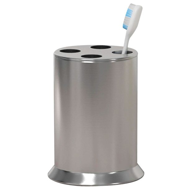 Tandbrsteholder Nu Steel Newport rustfrit stl &amp; tin