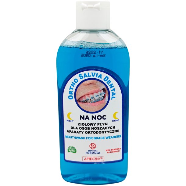 Xylitol Munnvann til Byler ATOS Ortho Salvia Dental 200 ml