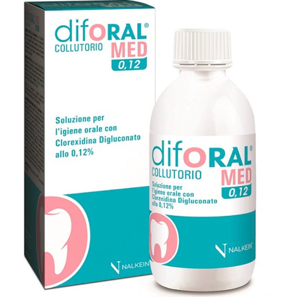Klorhexidin Munvatten 0.12 % DIFORAL Med Xylitol 200 ml