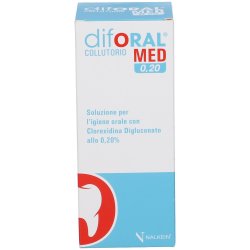 Klorhexidin Mundskyl 0.20 % DIFORAL Med Xylitol 200 ml