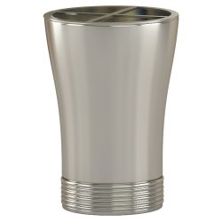Tandbrsteholder Nu Steel Special Matte Pewter-finish Steel