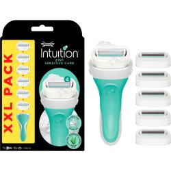 Wilkinson Sword Woman Barberskraber Intuition Sensitive Care + 6 Rakblad