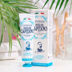 Italiensk Whitening Tandpasta PASTA DEL CAPITANO Smokers 25 ml.