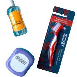 Isodent Proteskit  Komplett vrd fr din protes 4 delar