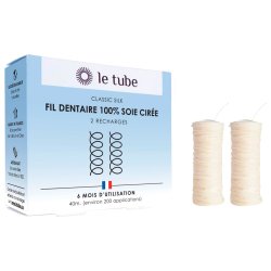 Silke Tandtrd kologisk Voks Le Tube Classic 2 x 20 mtr.