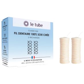 Silke Tandtrd kologisk Voks Le Tube Classic 2 x 20 mtr.