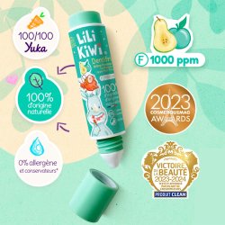 Dentifrice Naturel Xylitol Enfant LiliKiwi 0-3 ans Apple-Pear 30 ml