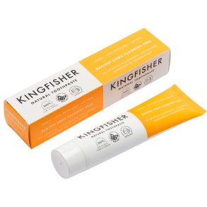 Naturlig Whitening Tandkrm KINGFISHER Baking Soda 100 ml
