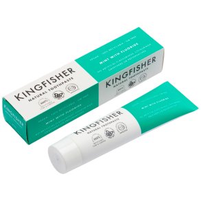 Naturlig Tandpasta med Fluor KINGFISHER Mint 100 ml