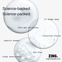 Hydroxyapatit Whitening Tandpasta ZING Apple &amp; Kiwi 75 ml