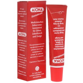Ajona Stomaticum tandcreme-koncentrat til pleje af tnder, tandkd og tunge 6 ml