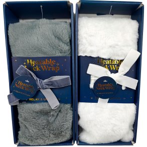 Nakkevarmer Oppvarmelig Nakkepude Faux Fur Heatable Neck Wrap