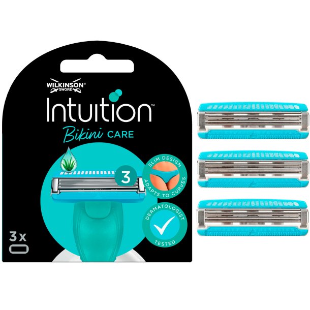 WILKINSON SWORD Intuition Bikini Care Intim Barberblade 3 stk