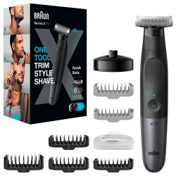 Hrtrimmer fr hela kroppen BRAUN Series XT5 XT5300 Face &amp; Body Trimmer