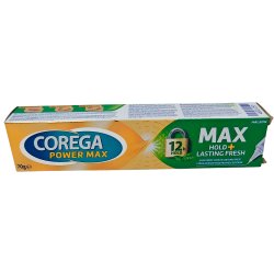 Proteselim COREGA Power Max Hold + Lasting Fresh Zinkfri 70g