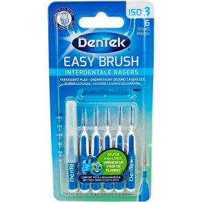 DENTEK Easy Brush Eco 6 stk. Mellemrumsbrster 0.60 mm. ISO 3