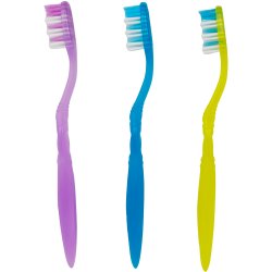 PEPSODENT Tandborstar 3 st. Daily Clean Action 1-2-3 Medium