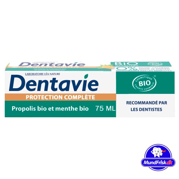 Ekologisk Proplis Tandkrm DENTAVIE Complete Protection Xylitol 75 ml