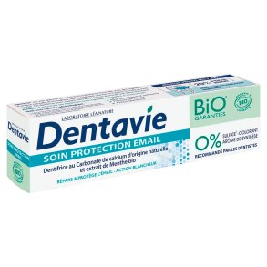 Ekologisk Hydroxyapatit Tandkr�m DENTAVIE Enamel Protection Xylitol 75 ml