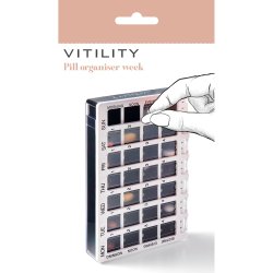 VITILITY Pilleske uge  hold styr p din medicin hele ugen