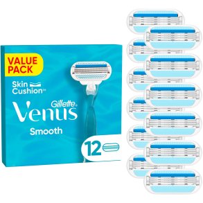GILLETTE Venus Smooth Barberblade 12 stk.