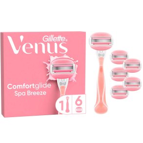 Gillette VENUS Comfortglide Spa Breeze Barberskraber Inkl. 5 stk. Barberblade