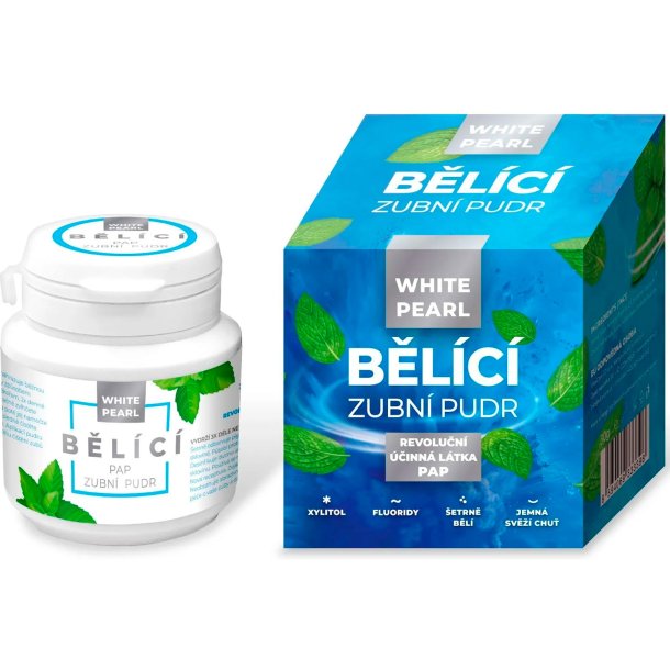 Tandblegning Pulver WHITE PEARL PAP Whitening Xylitol 100g