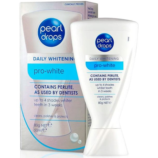 Tandblegning Tandpasta PEARL DROPS Pro-White Daily Whitening 50 ml
