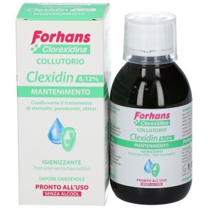 Klorhexidin Munvatten FORHANS Clexidin 0,12% Alkoholfri 200 ml