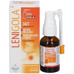 Halslindring med Propolis & Eucalyptus LENIGOLA 2ACT Spray Forte Gola 20 ml