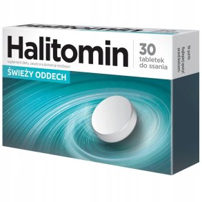 Xylitol Sugtabletter mot dlig andedrkt HALITOMIN 30 st.