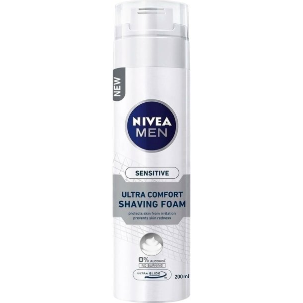 NIVEA Rakskum Sensitive Ultra Comfort 200 ml.