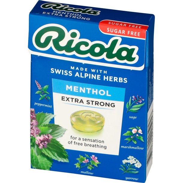 RICOLA Extra Menthol Sockerfria rtgodisar