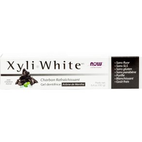 Xylitol Whitening Tandpasta Gel XYLIWHITE Charcoal Refresh 181g