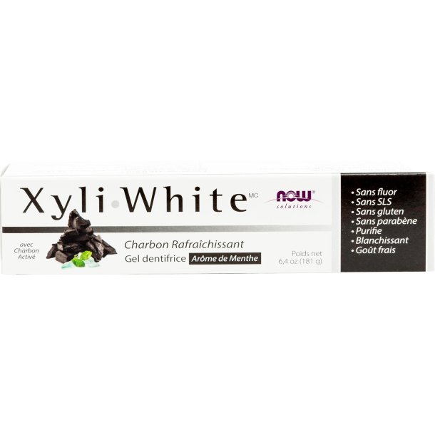Xylitol Whitening Tandpasta Gel XYLIWHITE Charcoal Refresh 181g