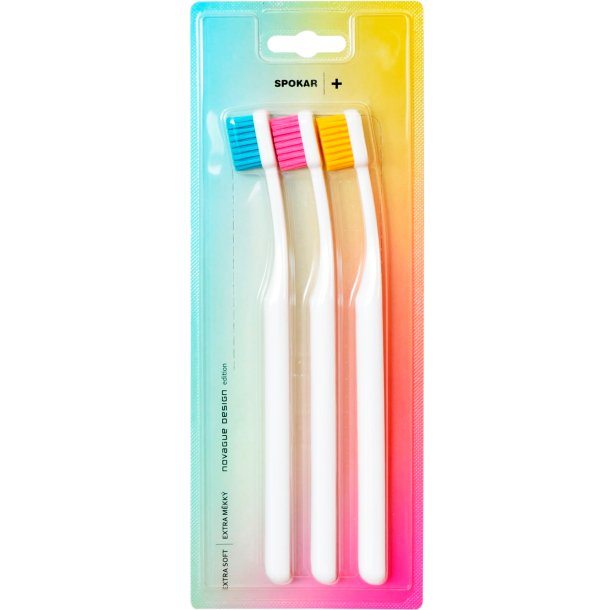 SPOKAR Plus Tandborstar Extra Soft 3 st.