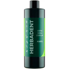 Herbal Munvatten hg fluorbeskyttelse HERBADENT Forte 400 mml