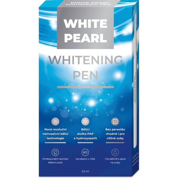White Pearl Whitening Pen  Tandblegningspen uden peroxid (2,2 ml)